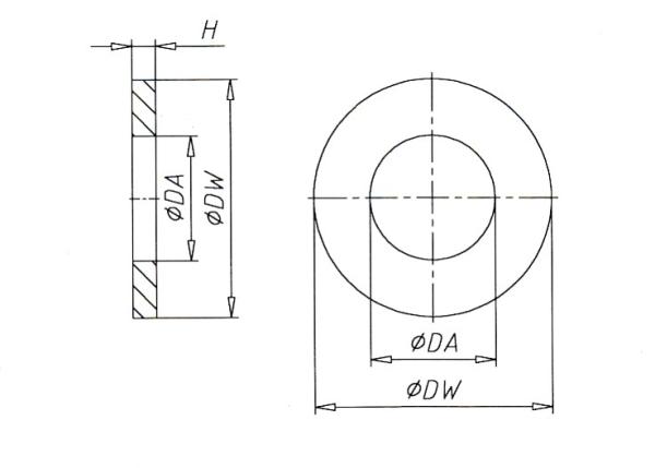 Washer DIN 9021